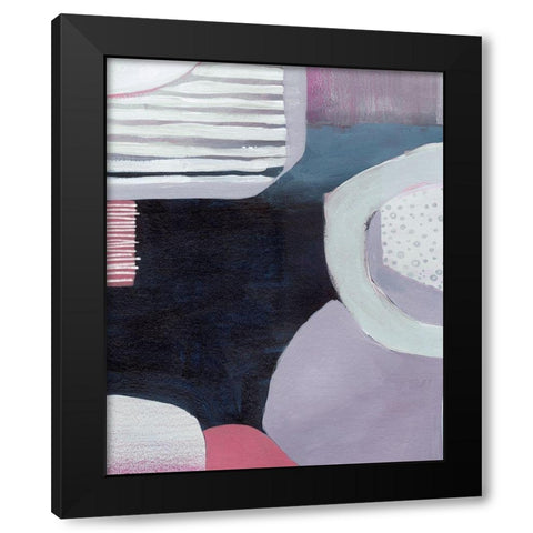 Gigabyte III Black Modern Wood Framed Art Print with Double Matting by Popp, Grace