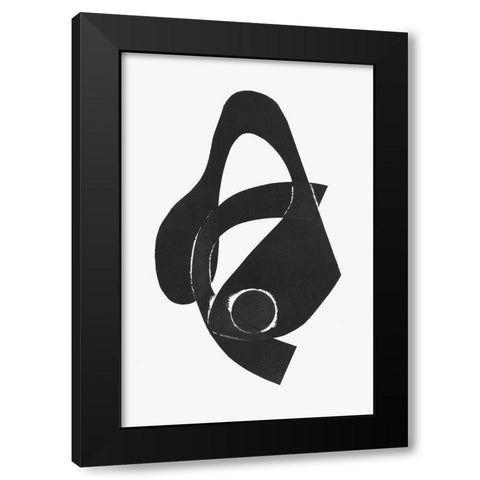 Gizmo II Black Modern Wood Framed Art Print with Double Matting by Delamater, Rod