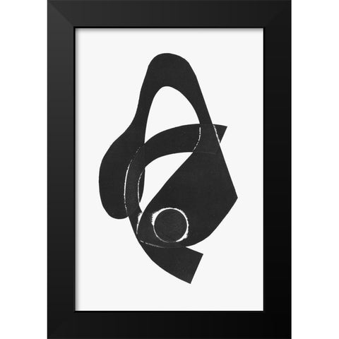 Gizmo II Black Modern Wood Framed Art Print by Delamater, Rod