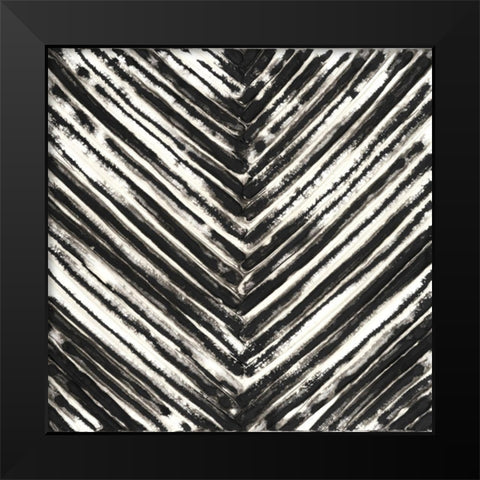 Slats I Black Modern Wood Framed Art Print by Guthrie, Jenna