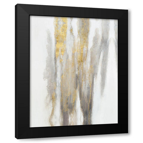 Free-Flowing I Black Modern Wood Framed Art Print with Double Matting by OToole, Tim