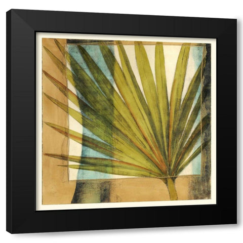 Seaside Palms I Black Modern Wood Framed Art Print by Jennifer Goldbergrer