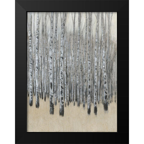 Neutral Aspen I Black Modern Wood Framed Art Print by OToole, Tim