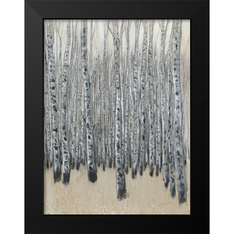 Neutral Aspen II Black Modern Wood Framed Art Print by OToole, Tim