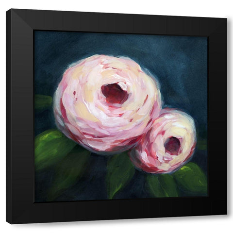 Ethereal Blooms II Black Modern Wood Framed Art Print with Double Matting by Popp, Grace