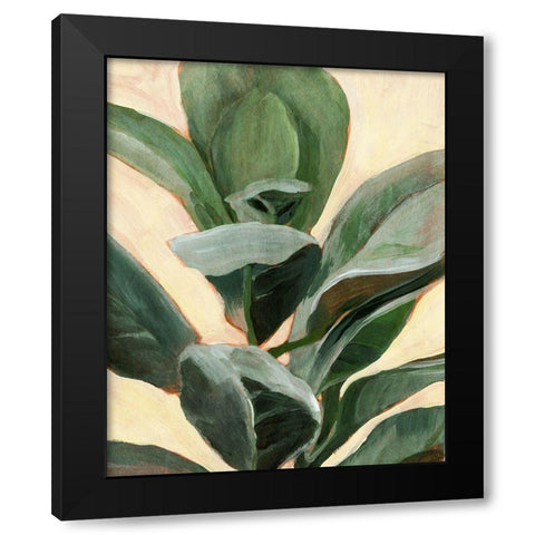 Plant Study II Black Modern Wood Framed Art Print by Warren, Annie