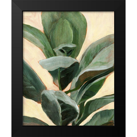 Plant Study II Black Modern Wood Framed Art Print by Warren, Annie