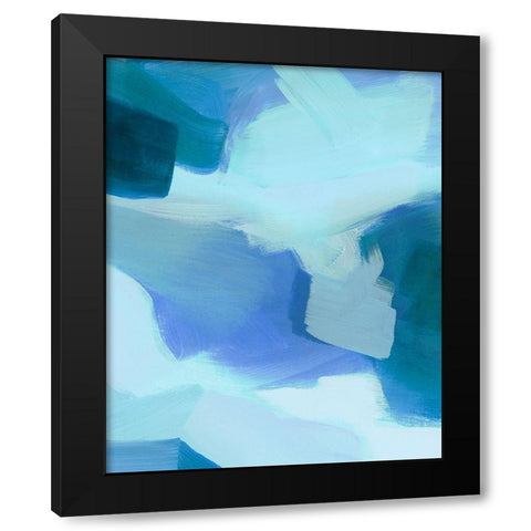 Lapis Pools I Black Modern Wood Framed Art Print by Popp, Grace