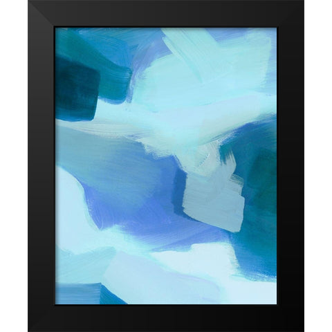 Lapis Pools I Black Modern Wood Framed Art Print by Popp, Grace