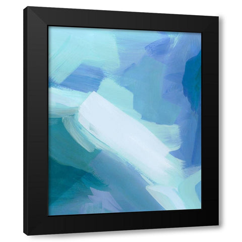 Lapis Pools II Black Modern Wood Framed Art Print by Popp, Grace