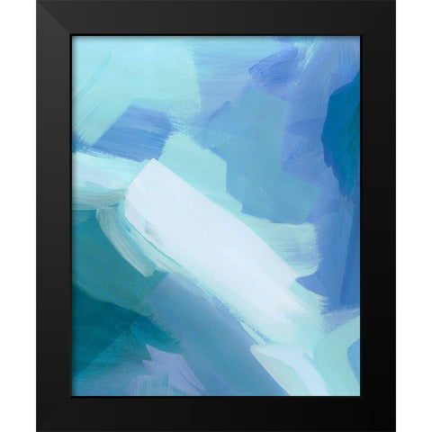 Lapis Pools II Black Modern Wood Framed Art Print by Popp, Grace