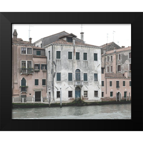 Venetian Facade Photos VI Black Modern Wood Framed Art Print by Chandler, Sharon