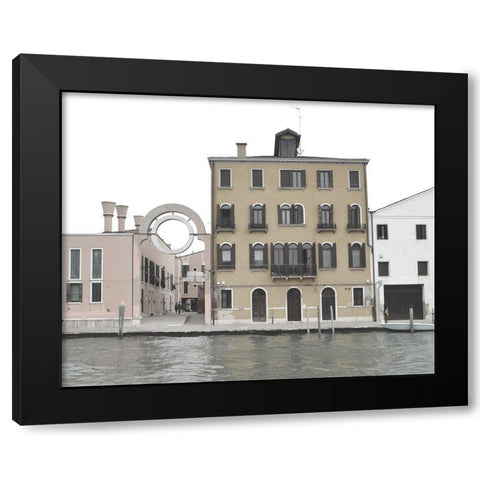 Venetian Facade Photos VII Black Modern Wood Framed Art Print by Chandler, Sharon