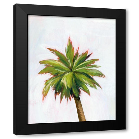 Palm Glow I Black Modern Wood Framed Art Print with Double Matting by Popp, Grace