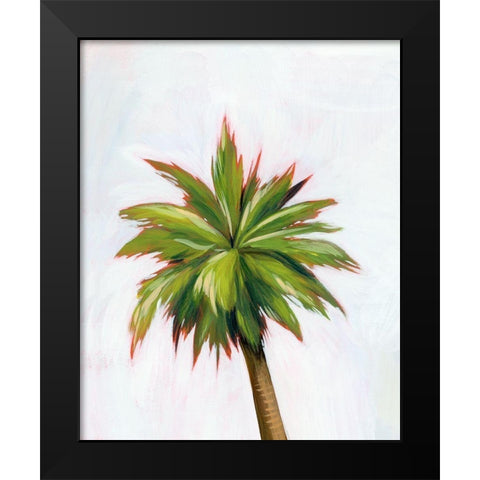 Palm Glow I Black Modern Wood Framed Art Print by Popp, Grace