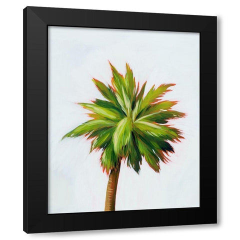 Palm Glow II Black Modern Wood Framed Art Print by Popp, Grace
