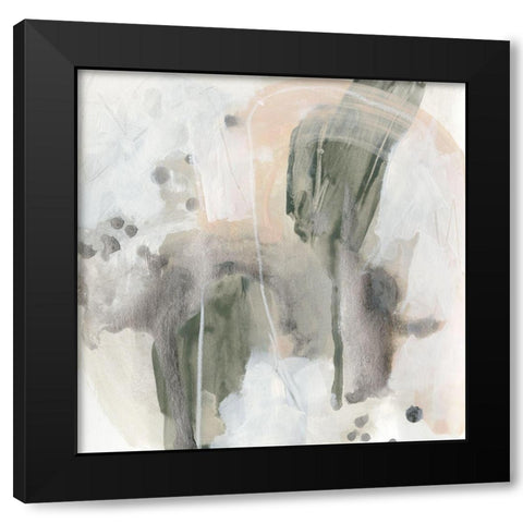 Fissure I Black Modern Wood Framed Art Print by Vess, June Erica