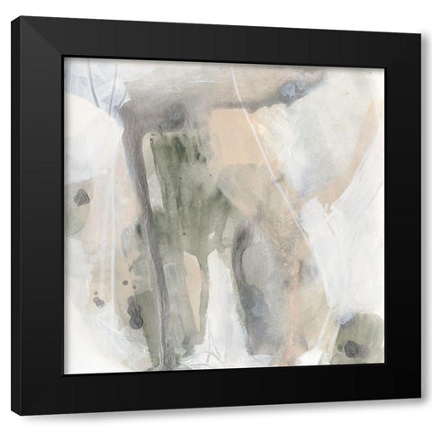 Fissure II Black Modern Wood Framed Art Print with Double Matting by Vess, June Erica