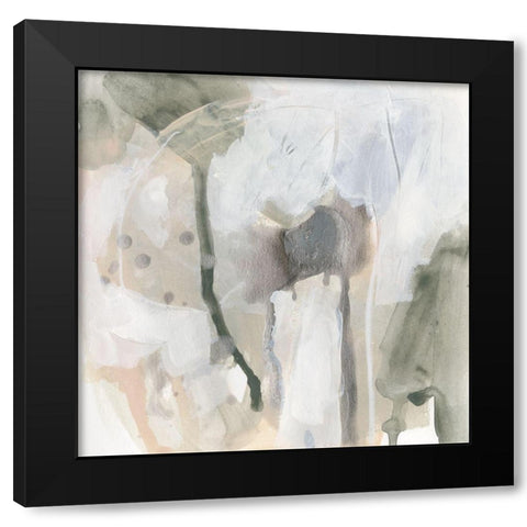 Fissure IV Black Modern Wood Framed Art Print by Vess, June Erica