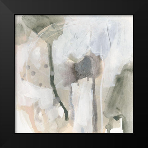 Fissure IV Black Modern Wood Framed Art Print by Vess, June Erica