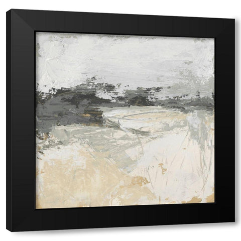 Wheatfield I Black Modern Wood Framed Art Print with Double Matting by Vess, June Erica
