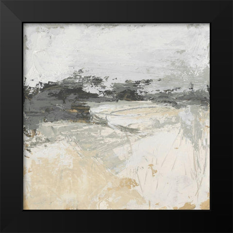 Wheatfield I Black Modern Wood Framed Art Print by Vess, June Erica