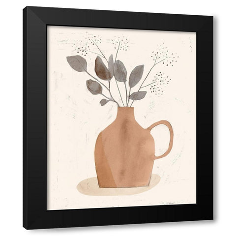 La Planta II Black Modern Wood Framed Art Print with Double Matting by Barnes, Victoria