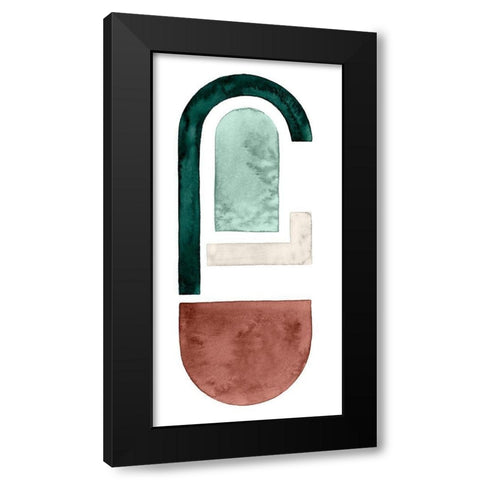Strata Shift I Black Modern Wood Framed Art Print by Popp, Grace