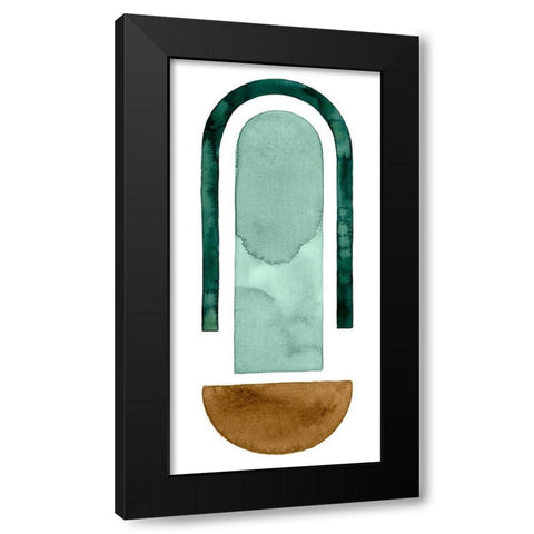 Strata Shift IV Black Modern Wood Framed Art Print by Popp, Grace