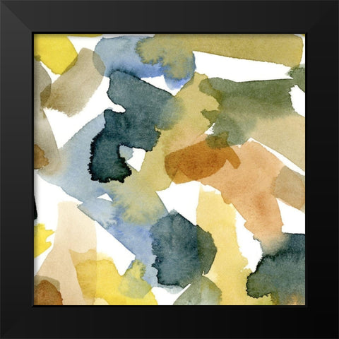 Watercolor Palette IV Black Modern Wood Framed Art Print by Caroline, Emma