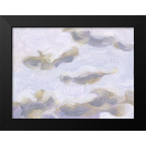 Violet Sky I Black Modern Wood Framed Art Print by Wang, Melissa