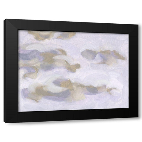 Violet Sky II Black Modern Wood Framed Art Print with Double Matting by Wang, Melissa