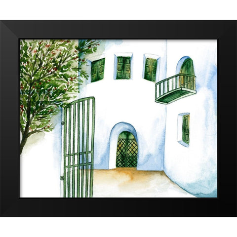 Sunny Afternoon I Black Modern Wood Framed Art Print by Wang, Melissa