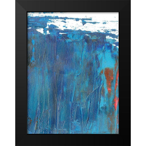 Windy Seas I Black Modern Wood Framed Art Print by Wang, Melissa