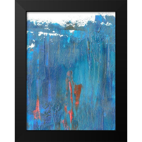 Windy Seas II Black Modern Wood Framed Art Print by Wang, Melissa