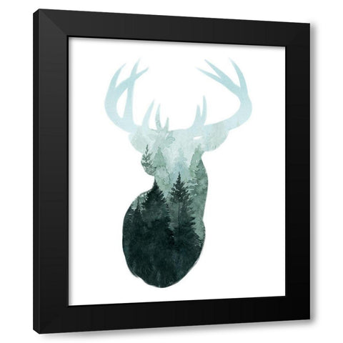 Forest Majesty I Black Modern Wood Framed Art Print with Double Matting by Popp, Grace