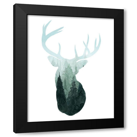 Forest Majesty II Black Modern Wood Framed Art Print by Popp, Grace