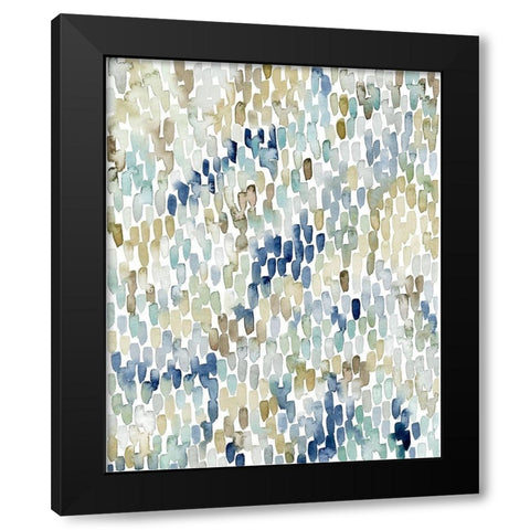 River Wavelets I Black Modern Wood Framed Art Print with Double Matting by Popp, Grace