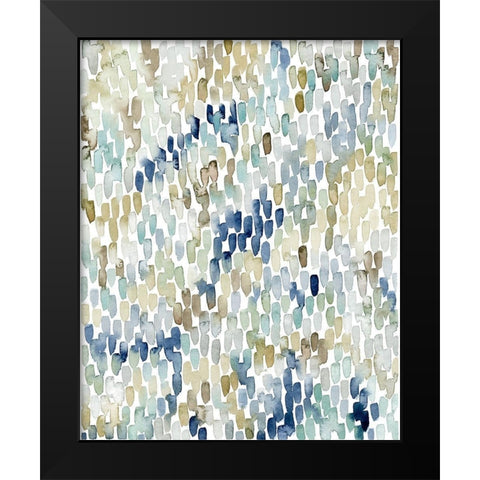 River Wavelets I Black Modern Wood Framed Art Print by Popp, Grace