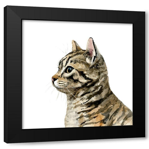 Pet Profile III Black Modern Wood Framed Art Print with Double Matting by Barnes, Victoria