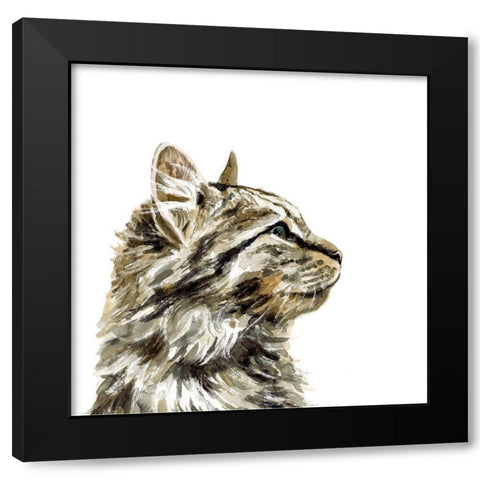 Pet Profile IV Black Modern Wood Framed Art Print with Double Matting by Barnes, Victoria