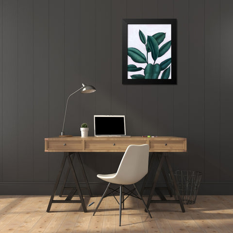 Verdant Ficus I Black Modern Wood Framed Art Print by Popp, Grace