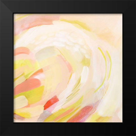 Sunburst Blossom I Black Modern Wood Framed Art Print by Popp, Grace