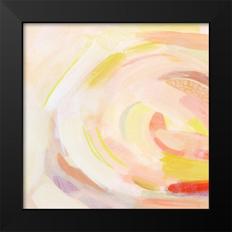 Sunburst Blossom II Black Modern Wood Framed Art Print by Popp, Grace