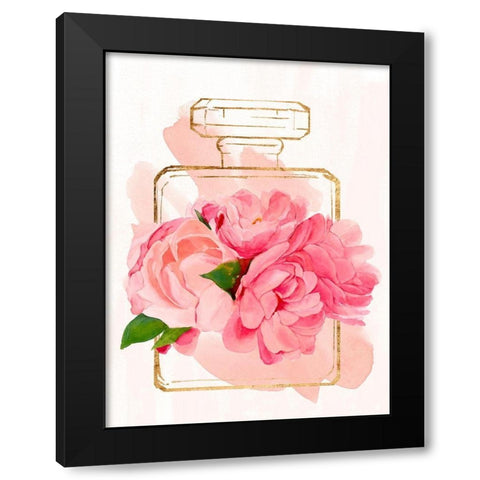 Perfume Bloom II Black Modern Wood Framed Art Print with Double Matting by Warren, Annie