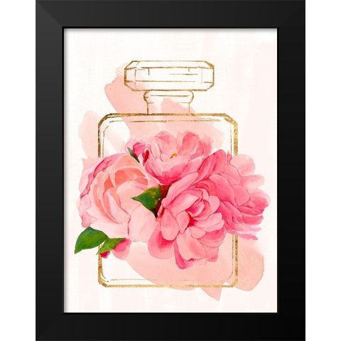 Perfume Bloom II Black Modern Wood Framed Art Print by Warren, Annie