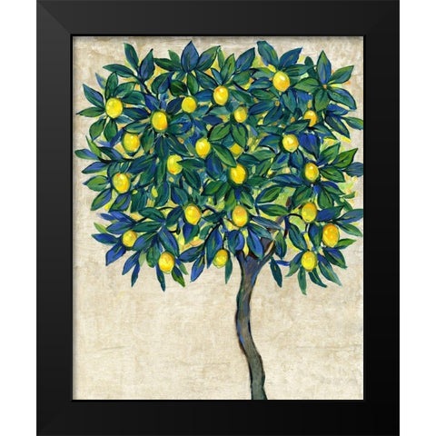 Lemon Tree Composition I Black Modern Wood Framed Art Print by OToole, Tim