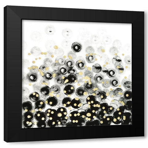 Onyx Pop I Black Modern Wood Framed Art Print with Double Matting by Lam, Vanna