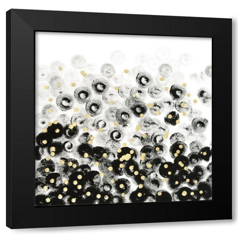 Onyx Pop II Black Modern Wood Framed Art Print by Lam, Vanna