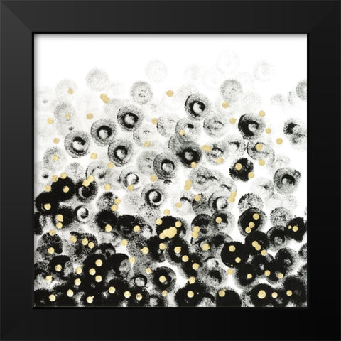 Onyx Pop II Black Modern Wood Framed Art Print by Lam, Vanna